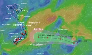 Miền Trung có thể sắp chịu ảnh hưởng của bão